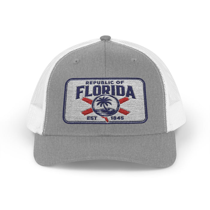 Signature Embroidered Trucker Snapback Cap