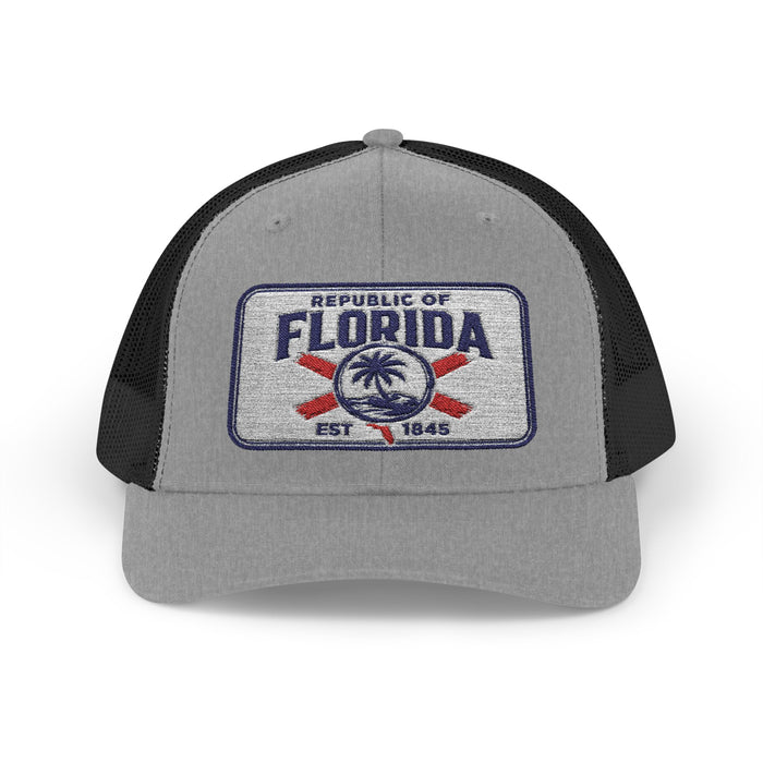 Signature Embroidered Trucker Snapback Cap