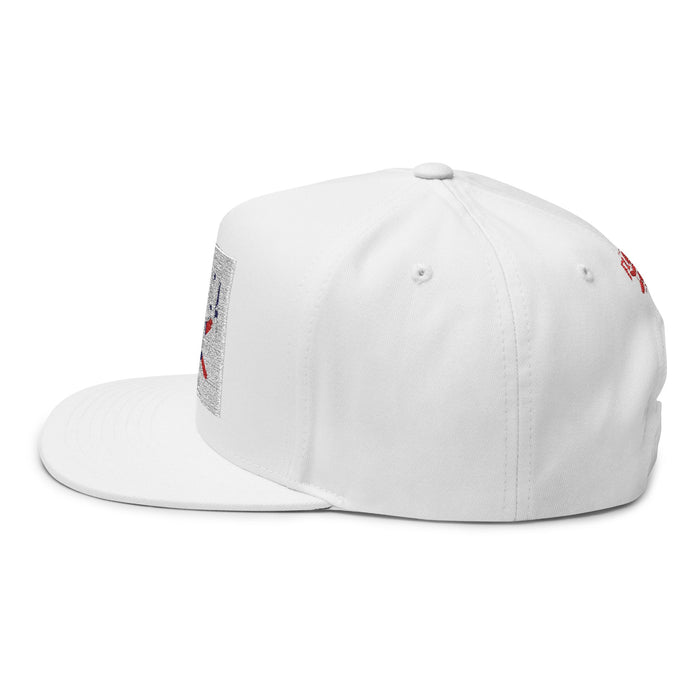Florida Palm Beach Embroidered Flat Bill Cap