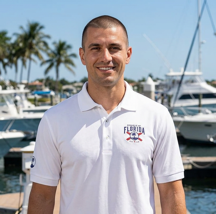 Republic of Florida Embroidered Polo Shirt