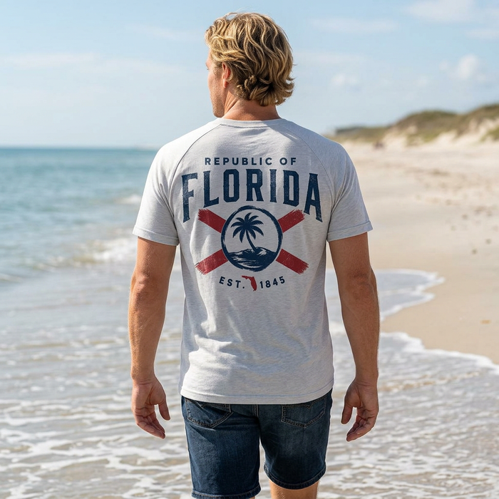 Republic of Florida Performance Rashguard UPF 50 T-Shirt