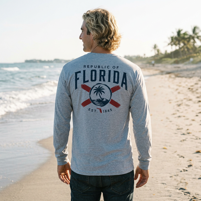 Republic of Florida Long Sleeve Coastal Tee