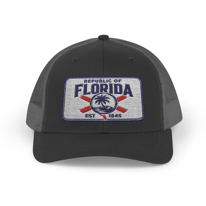 Signature Embroidered Trucker Snapback Cap
