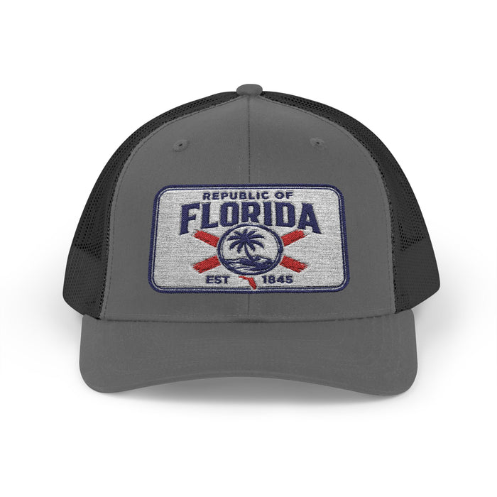 Signature Embroidered Trucker Snapback Cap