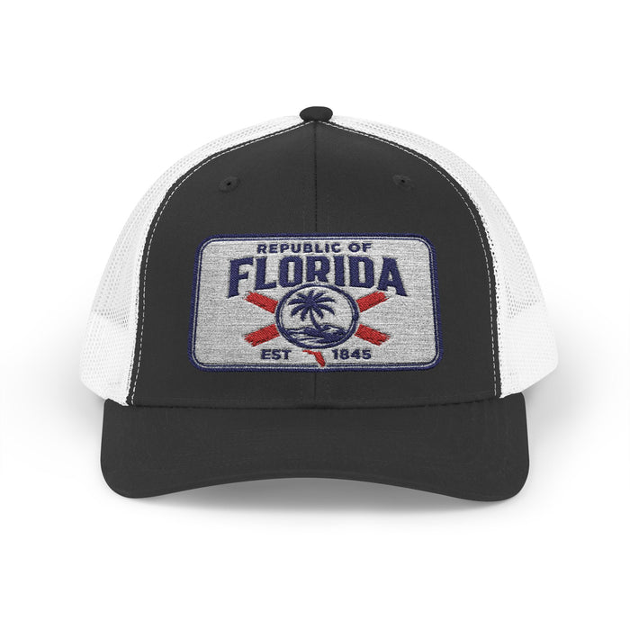 Signature Embroidered Trucker Snapback Cap